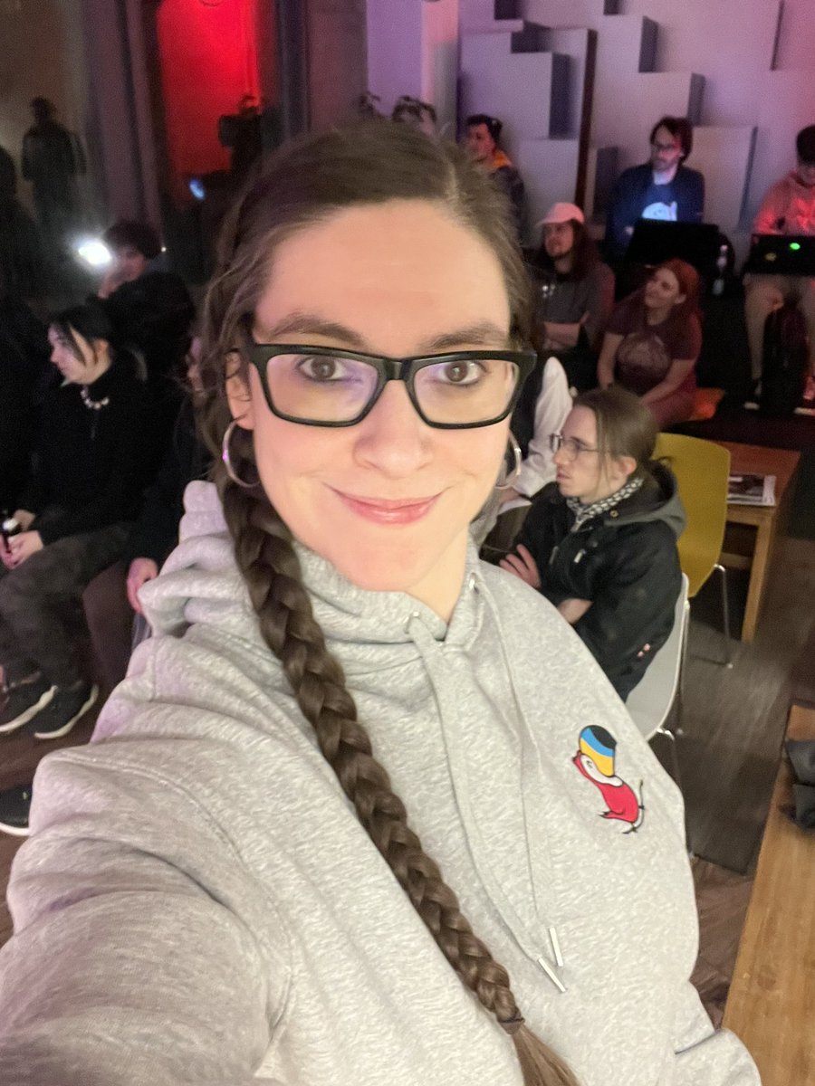 After three days without sleep the time has come. Our wonderful participants presenting their <a href="/globalgamejam/">GlobalGameJam</a> #berlin games! #globalgamejam23 #hyped #todaywithtoukana #gamesweekberlin <a href="/BerlinGamestorm/">Gamestorm Berlin</a> <—- amazing team!^^