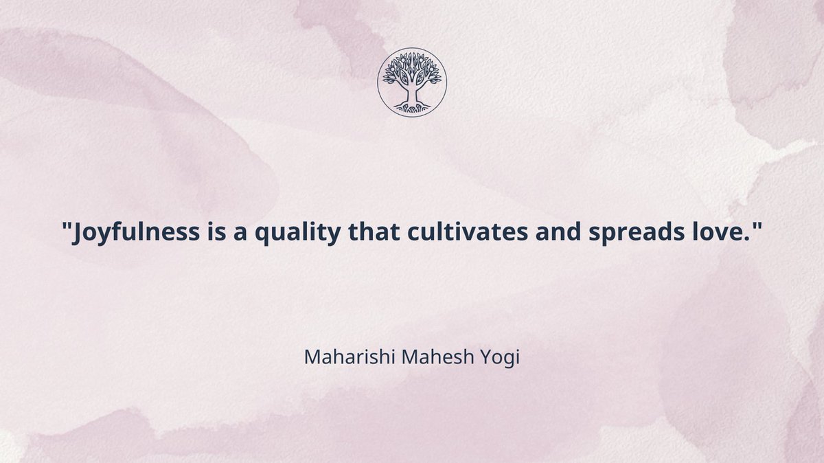 TM_Canada's tweet photo. “And again, that is the result of the overflowing love of the heart. Joyfulness, love, kindness, and tolerance should be cultivated. With all these qualities comes the contentment and overflowing love of the heart and mind which is the basis of good social relationships.”  – MMY https://t.co/lEFfOiDg5n