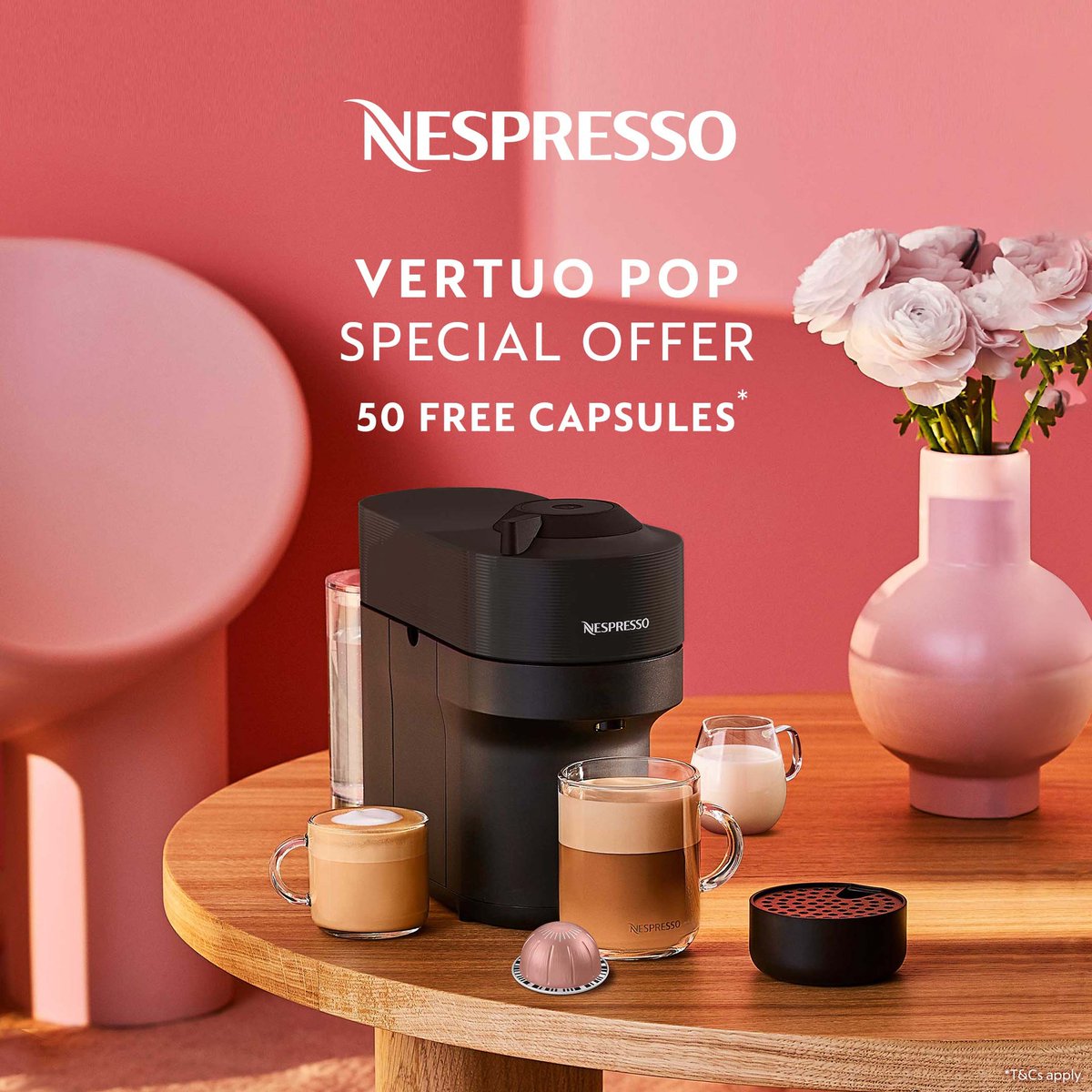 swan_expert's tweet photo. Add a touch of colour to your life with the Nespresso Vertuo Pop coffee machine.
Bursting in a range of vibrant colours, from Spicy Red to Aqua Mint ☕
Claim &amp; Enjoy 50 free Nespresso Vertuo coffee capsules when you buy any Nespresso Vertuo Coffee machine at Expert Electrical. https://t.co/bNGWpuLUcQ