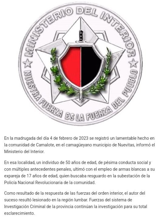 joelglez74's tweet photo. ¿Cuántos seres humanos más deben morir para que acaben de entender que #Cuba no es un país seguro?
¿Seguimos esperando a ver cuántos más asesinan?
#CubaEstadoFallido 🇨🇺 https://t.co/O2NH3Lb0Tv