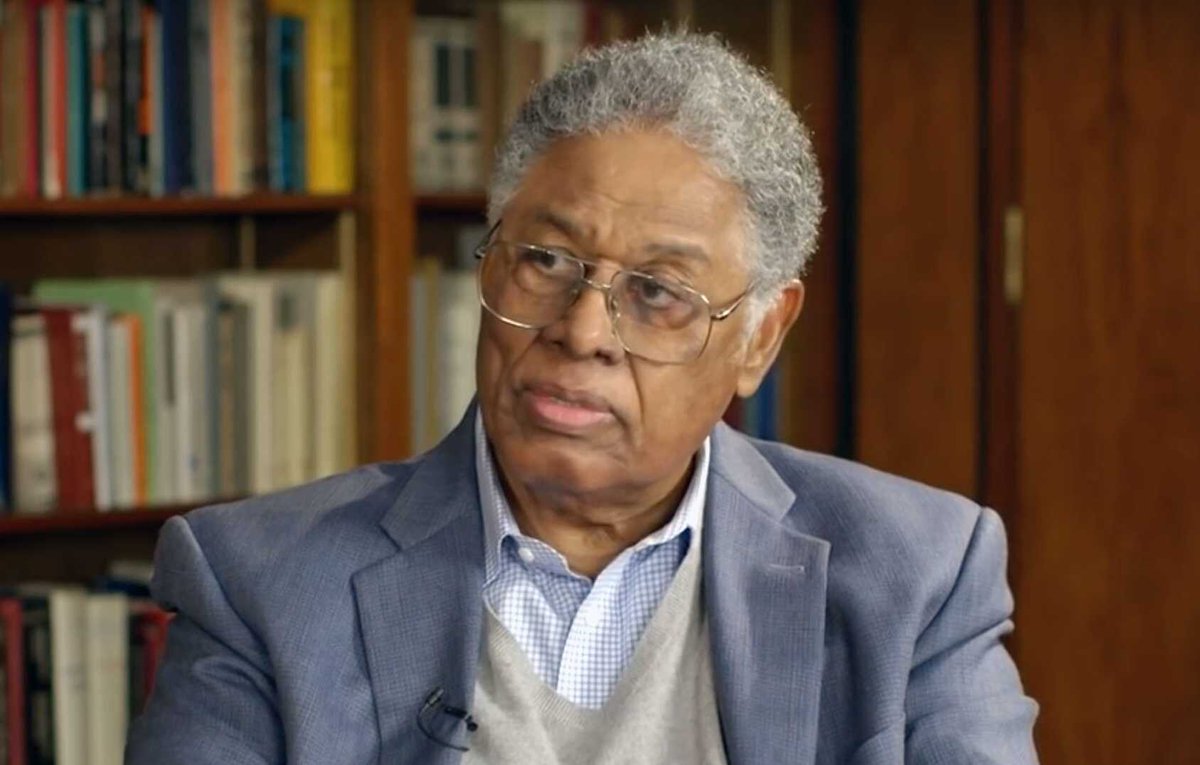 ConservativeTht's tweet photo. “Have we reached the ultimate stage of absurdity when some people are held responsible for things that happened before they were born, while other people are not held responsible for what they themselves are doing today?” ~ Thomas Sowell https://t.co/kUP8Nwdw6N