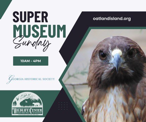 #SuperMuseumSunday is today! Free admission to many museums &amp; attractions around Savannah - including Oatland.