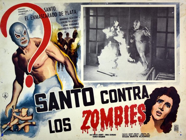 .@INEHRM #CineHistoria
05-feb-1984
Fallece en la Ciudad de México Rodolfo Guzmán Huerta más conocido como “El Santo”, uno de los luchadores más icónicos de México. A partir de la década de 1950 incursionó en la cinematografía mexicana con filmes como: “Santo contra los zombies”