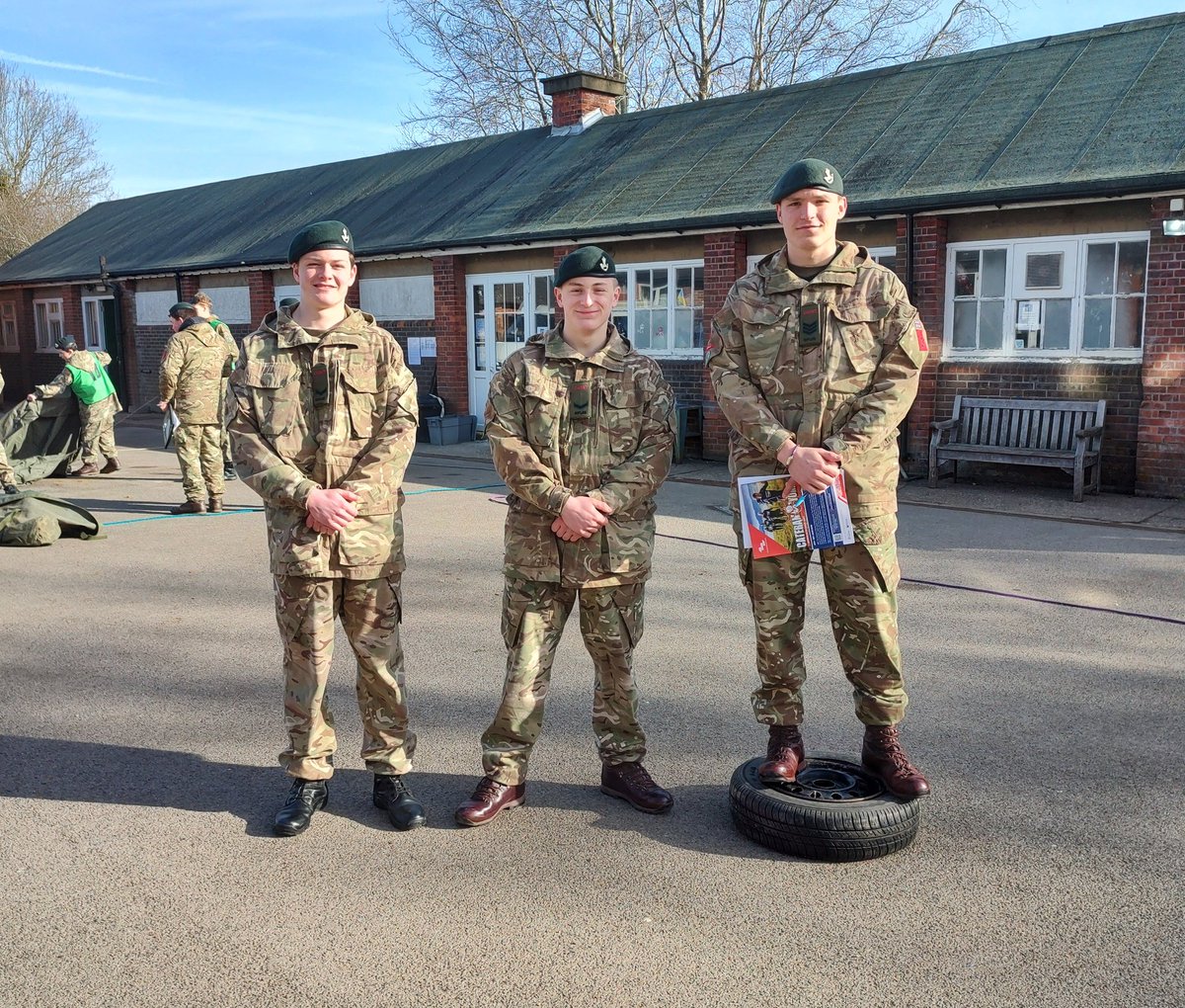 The event would not be possible without the support of our #fantastic Senior #CCF Cadets and CFAVs. Great to see our students developing their peers #personaldevelopment Thanks for the help all! @CCFcadets @aircadets @ArmyCadetsUK