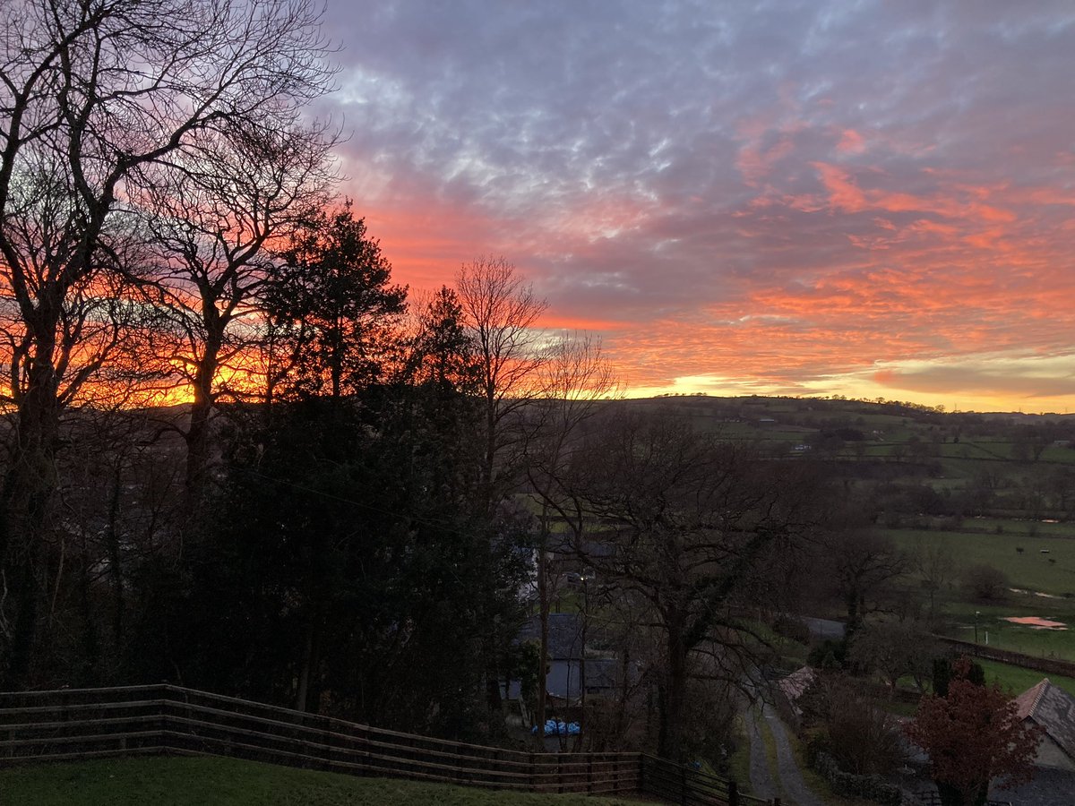 Lovely sky to end a great day