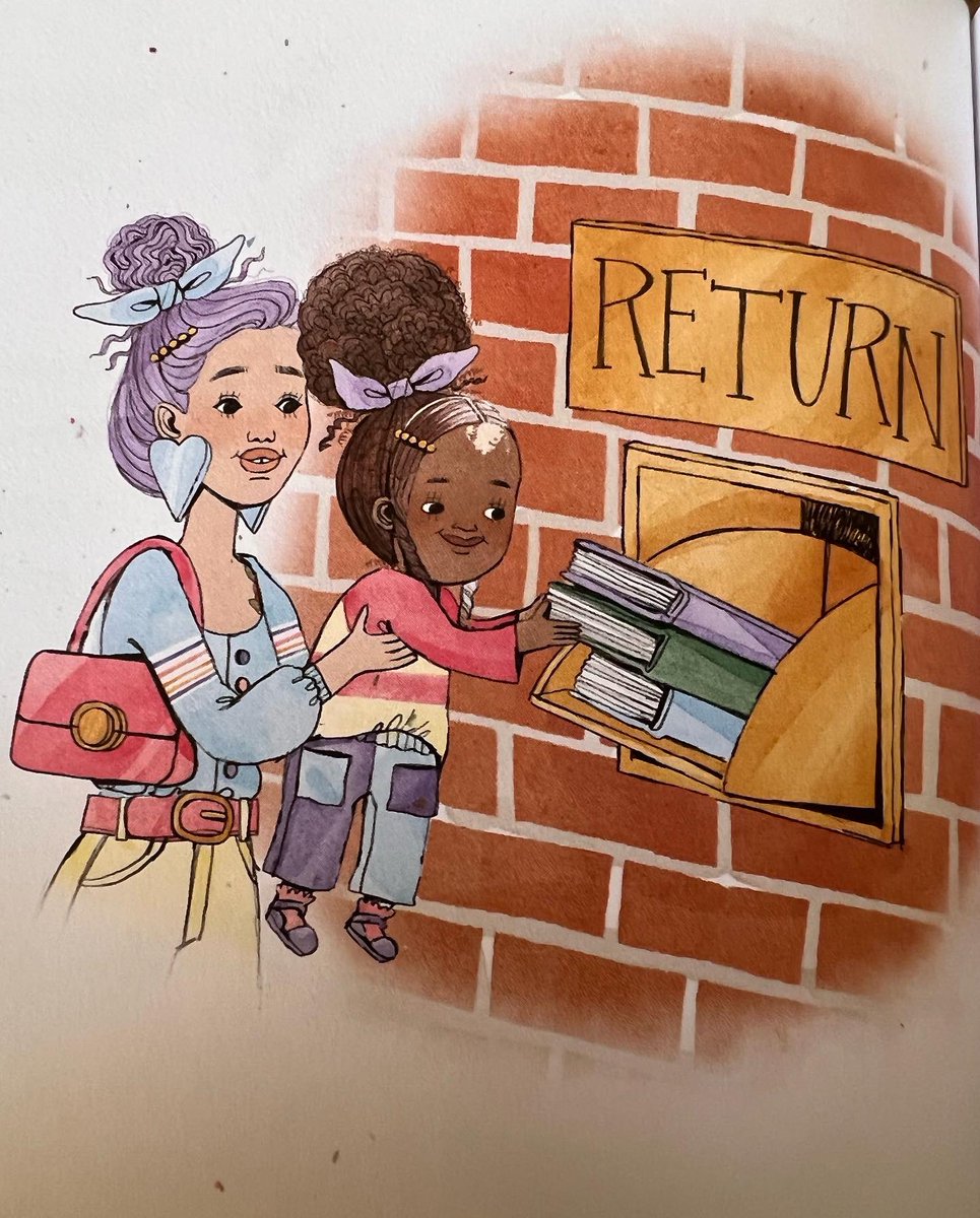 Return to your local library! You are welcome, you belong! Your library can’t wait to see you, the books can’t wait to see you! 💚 (Illustration by @kaylanijuanita, MySpace top 8 of illustrators 🫶🏽)