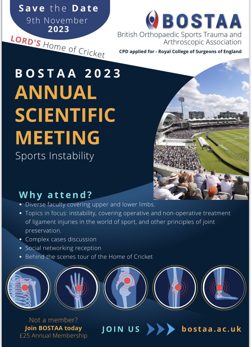 BOSTAA (@bostaa_uk) on Twitter photo It’s going to be a great conference, if we say so ourselves! Thursday 9th November 2023 in London. #GetTheDateinYourDiary <a href="/DeiaryKader/">Professor Deiary Kader (Medical Doctor)</a> <a href="/neiljainortho/">Neil Jain</a> <a href="/bjjeditor/">Prof Fares Haddad</a> <a href="/deboraheastwood/">Deborah Eastwood</a> <a href="/KidsKneeConf/">Kids Knee Conference</a> <a href="/iafzal1/">Irrum Afzal</a> <a href="/SAnand65/">Sanjeev Anand</a> <a href="/BritOrthopaedic/">BOA</a> <a href="/bota_uk/">BOTA</a> <a href="/BritishHip/">British Hip Society</a> @baskonline <a href="/RCSnews/">The Royal College of Surgeons of England</a> It’s going to be a great conference, if we say so ourselves! Thursday 9th November 2023 in London. #GetTheDateinYourDiary <a href="/DeiaryKader/">Professor Deiary Kader (Medical Doctor)</a> <a href="/neiljainortho/">Neil Jain</a> <a href="/bjjeditor/">Prof Fares Haddad</a> <a href="/deboraheastwood/">Deborah Eastwood</a> <a href="/KidsKneeConf/">Kids Knee Conference</a> <a href="/iafzal1/">Irrum Afzal</a> <a href="/SAnand65/">Sanjeev Anand</a> <a href="/BritOrthopaedic/">BOA</a> <a href="/bota_uk/">BOTA</a> <a href="/BritishHip/">British Hip Society</a> @baskonline <a href="/RCSnews/">The Royal College of Surgeons of England</a>