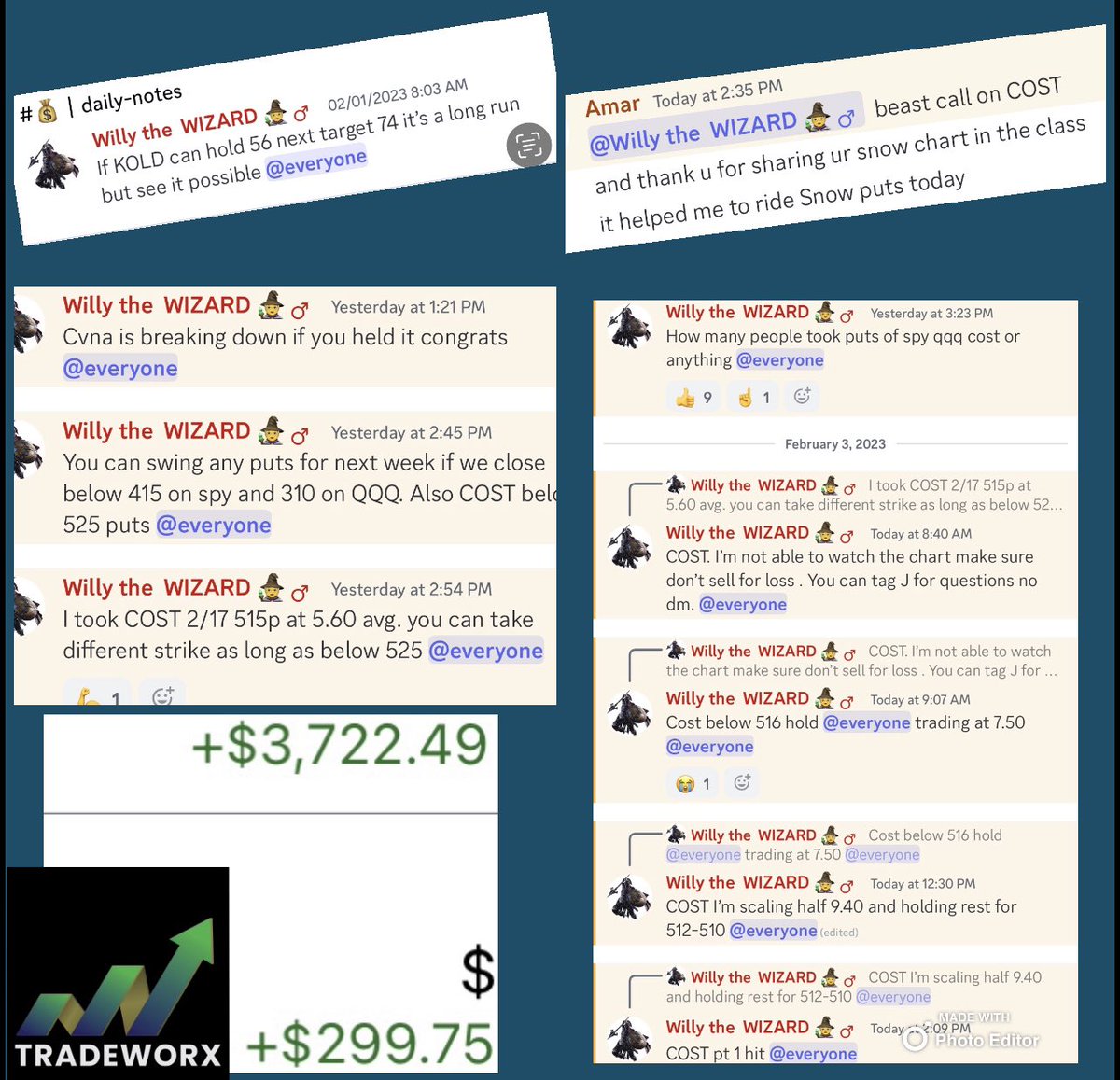 Quick recap from Willys plays the end of the week after #FOMC come grow your account with our Elite team of traders! Make your account Green again! #investors #investing #daytrading #stockstobuy $COST $SPY join the faster growing teaching discord 👉 discord.gg/xnhWrmA68p