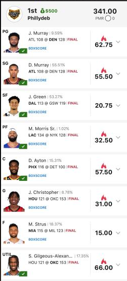 DFSCoachTalk's tweet photo. Yes she did! @DFSCoachTalk own @Deblutz33 gave out a core build for DK that lead to several TAKEDOWNS last night for our members!!
Don't miss out! Join at https://t.co/JHn6EOSLMQ for 3 days for 3 bucks! Say what? PODCAST 3:45 PM EST TODAY
#WIN #DFS #winninglineups #dfscoachtalk https://t.co/K8tw5dAgKt