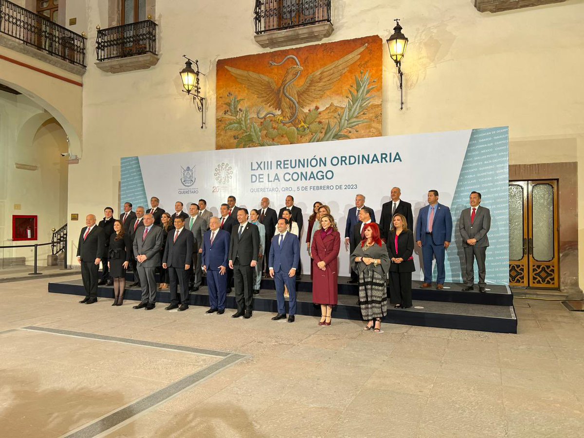 Como presidente de la <a href="/CONAGO_oficial/">CONAGO</a>, llevaremos a este espacio institucional a una nueva etapa. Quienes la integramos, trabajaremos de la mano del presidente <a href="/lopezobrador_/">Andrés Manuel</a> en una agenda social, para construir un Estado de derechos e impulsar la transformación de México.