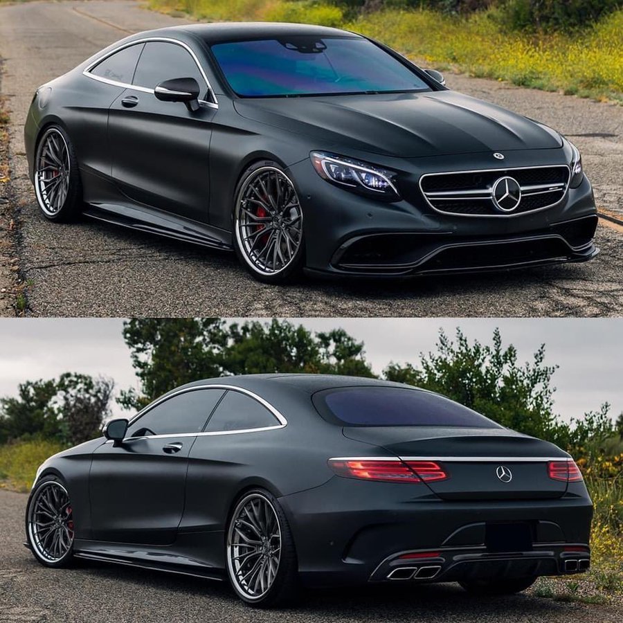 Mercedes Benz amg s63 coupe black Matt satin MrBenz