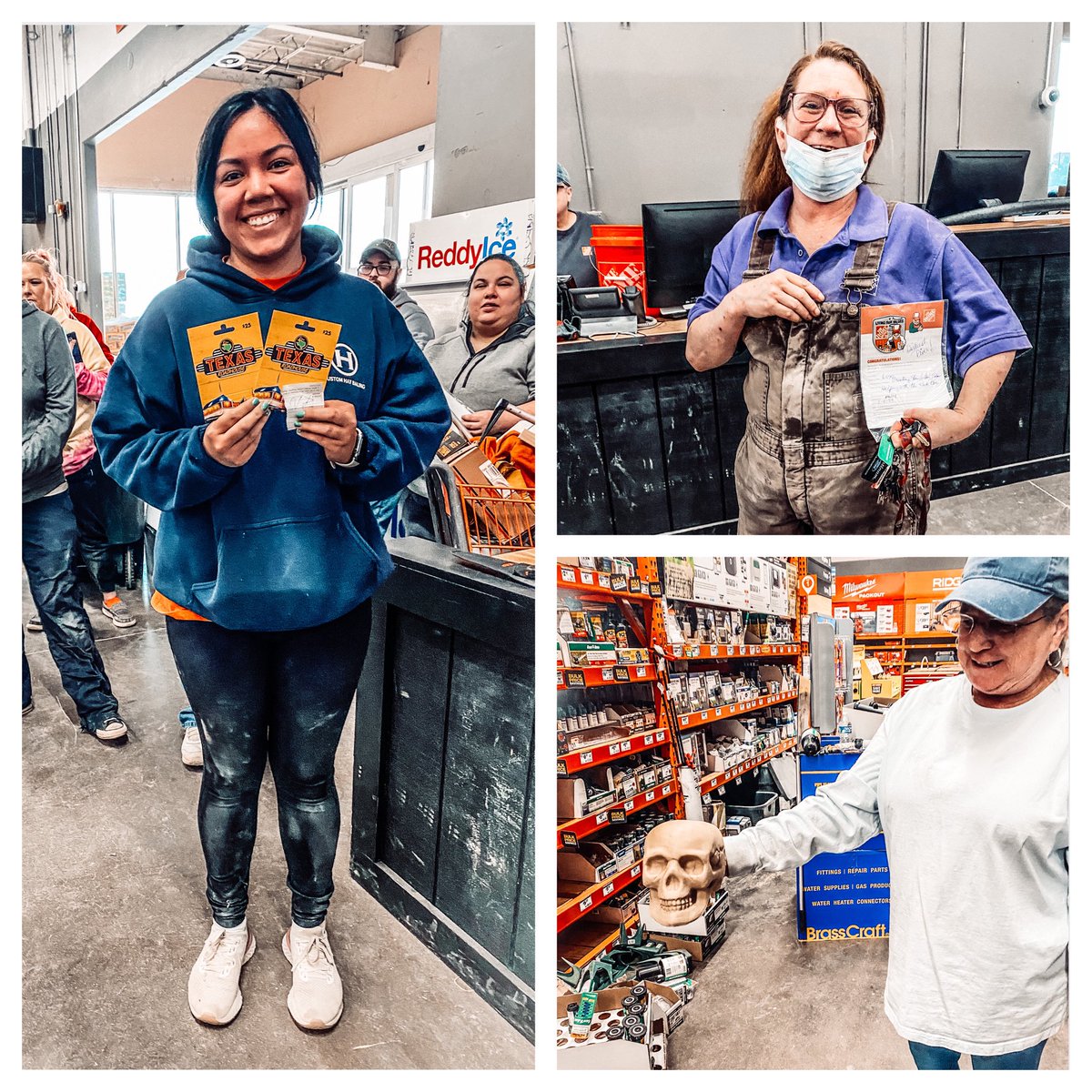MiguelFuentesTX's tweet photo. We had a successful ol-fashion rack-dive at store 6579 this morning! Lots of fun, recognition and prizesโฆ We were fully fired up with our kick off and Home Depot Cheer! ๐ฅ๐ง๐ฅ #TheHomeDepot #Store6579 https://t.co/EVZUlKHcRL