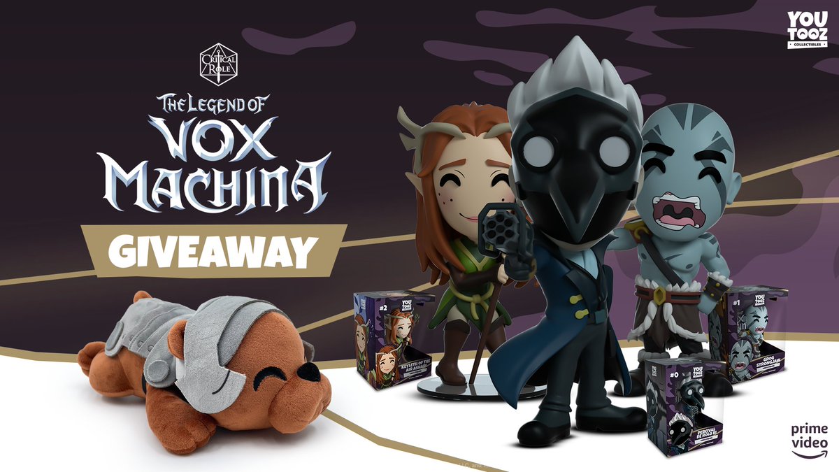 youtooz on Twitter: "youtooz x #TheLegendOfVoxMachina giveaway! 🔁 for ...