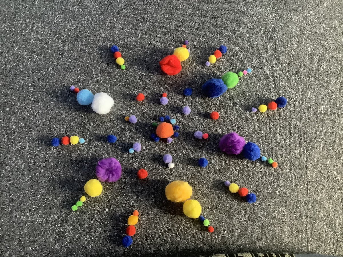EmotionALLServ's tweet image. Pompom relaxing! Closing eyes and lying still approach to relax&amp;amp;meditating doesn’t always come easily, so giving ourselves permission to move &amp;amp; create makes focussing our minds so much simpler and fun with a handful of pompoms #creativecoaching #familysession #mindfulapproach
