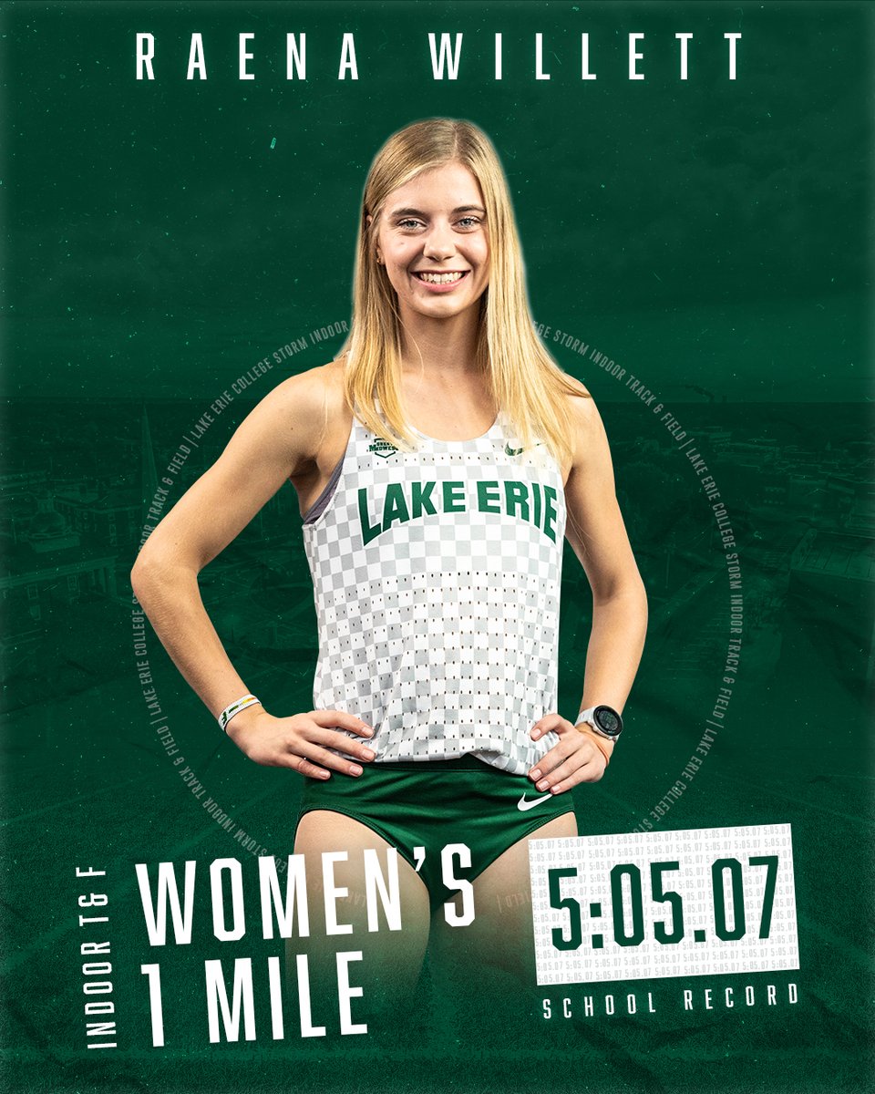 🏆 RECORDS 🏆

Another successful weekend for the Storm as they set two more school records!

Julia Laudato, Lanie Bower, Alanis Roman, Raena Willett - Women's Distance Medley - 12:34.49

Raena Willett - Women's 1 Mile - 5:05.07

Congratulations, Julia, Lanie, Alanis, and Raena!