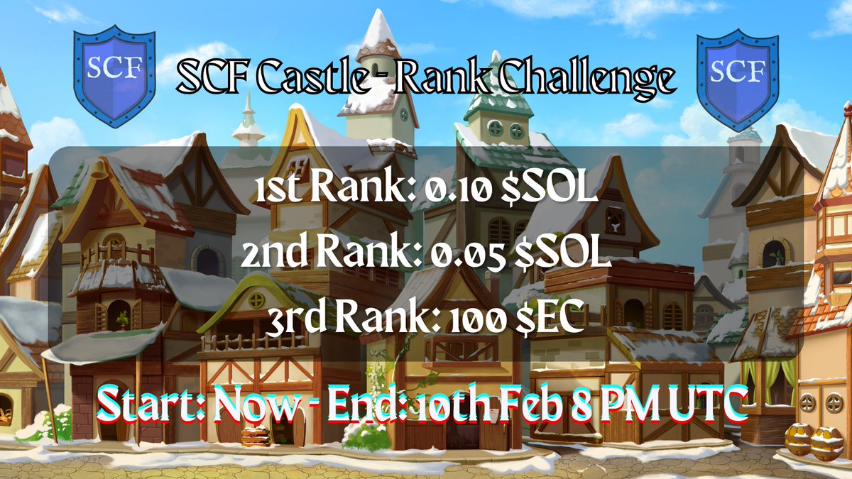 Rank Clash #1

- Members will earn random amount of XP for chatting and engaging within the Discord during the event.
- Top 3 Rank members will earn prizes.

Starts: NOW
Ends: 10th Feb 8 PM UTC