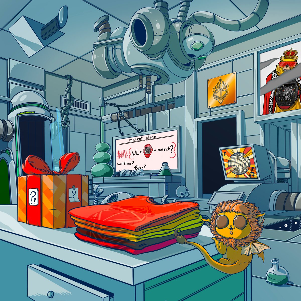 The doors of the scientist's lab are finally open, and his plans for the year are unveiled for everyone to see.

With the assist of his little creatures, will he be able to revive Arkouda?🧪

Announcing our "Lab-map", a full report by the scientist will follow🧑‍🔬