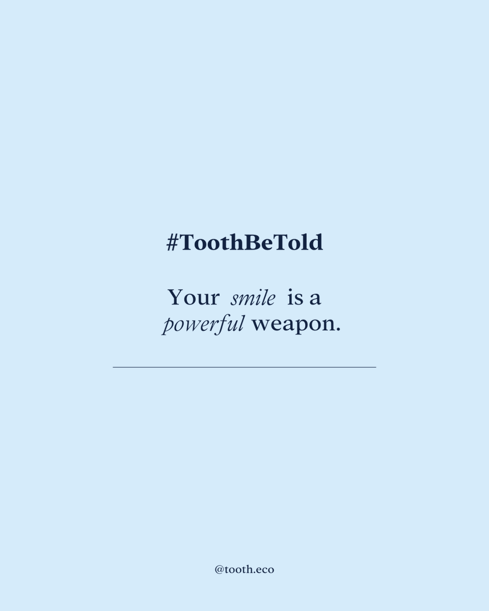 tooth_eco's tweet photo. 💪🏼 A genuine smile can:
💛 Boost your mood and that of those around you
💛 Help reduce stress and improve overall well-being
💛 Make a lasting impression and enhance relationships
💛 Show confidence and positivity
💛 And it's 100% natural and contagious! 😁
#FactOfTheDay #Smile https://t.co/tAvUHtTPQp