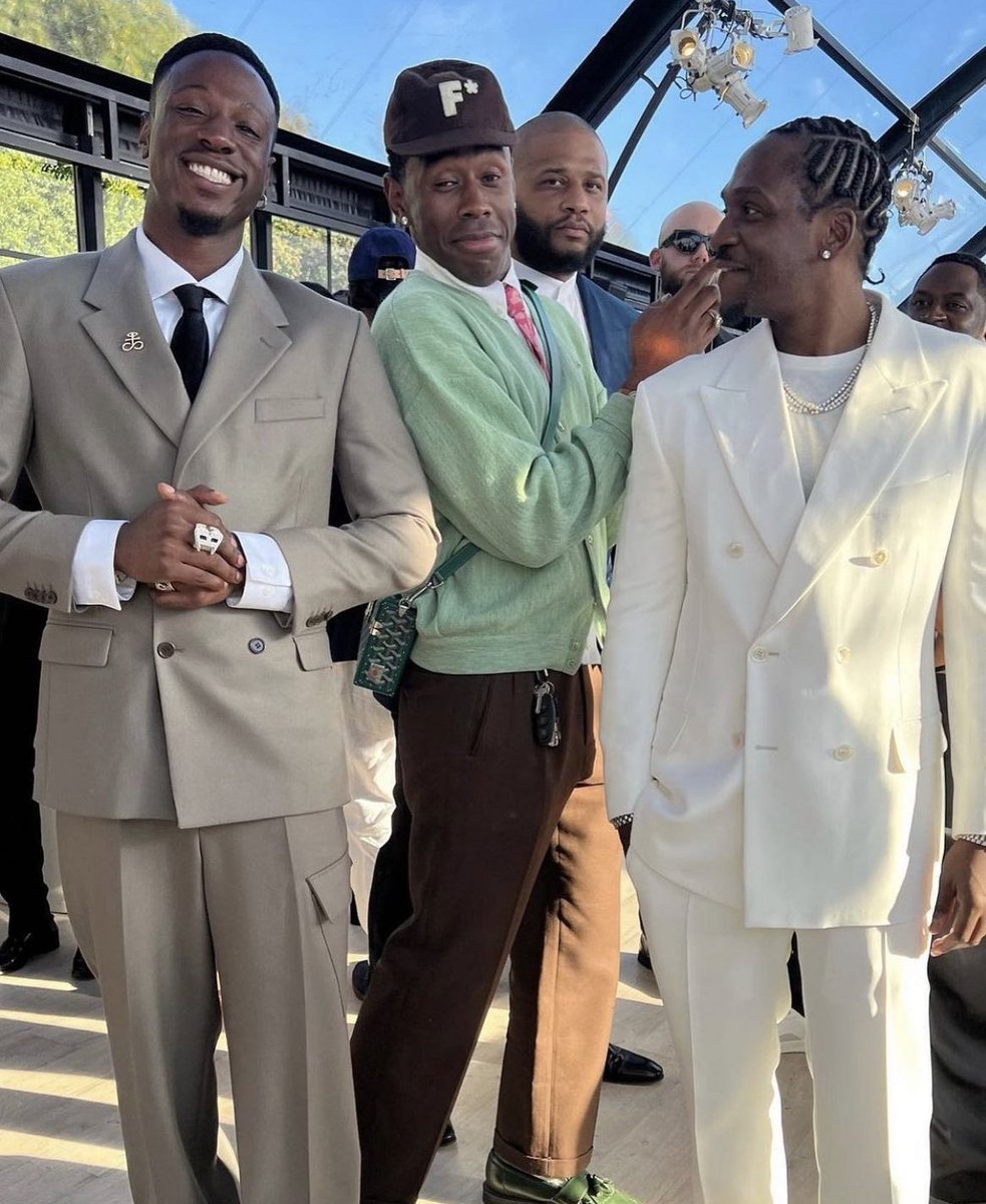 nfr_podcast's tweet photo. Joey Bada$$, Tyler, The Creator &amp; Pusha T yesterday🫡 https://t.co/LK99sHEMLF