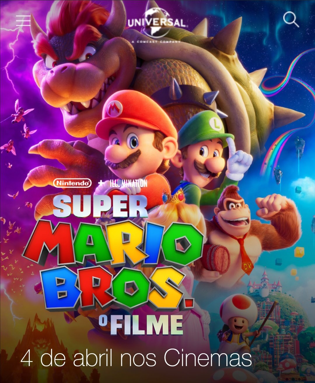 Portal Super Mario on X: A Classificação indicativa oficial e definitiva  para #SuperMarioBrosFilme aqui no Brasil é Livre.   / X