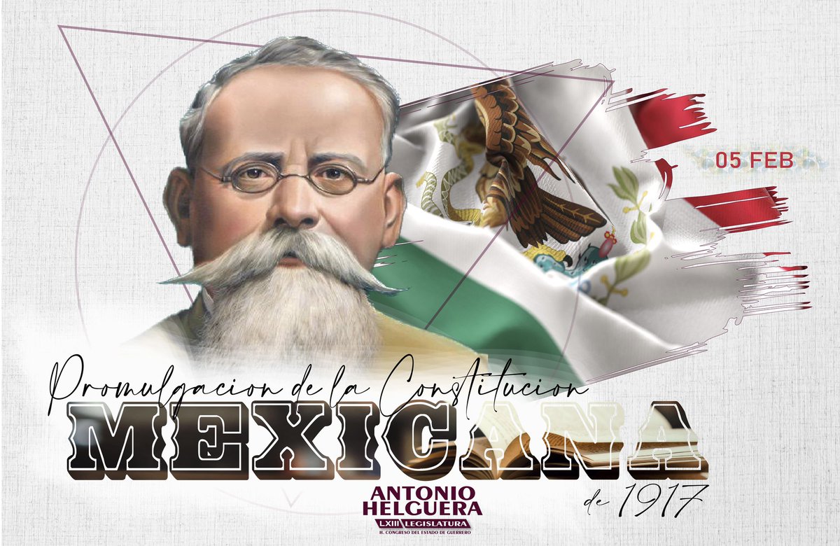 El 5 de febrero de 1917 Venustiano Carranza promulgó la constitución de 1917 que aún nos rige.
Se hizo la promulgación de la Constitución Mexicana por el Congreso Constituyente en Querétaro, para darnos derechos, seguridad y libertad a las y los mexicanos.
#ConstituciónMexicana