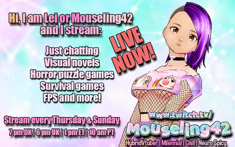 mouseling42's tweet photo. I am live now over at https://t.co/4a9Didd7x0 https://t.co/LfCpF2AYj5