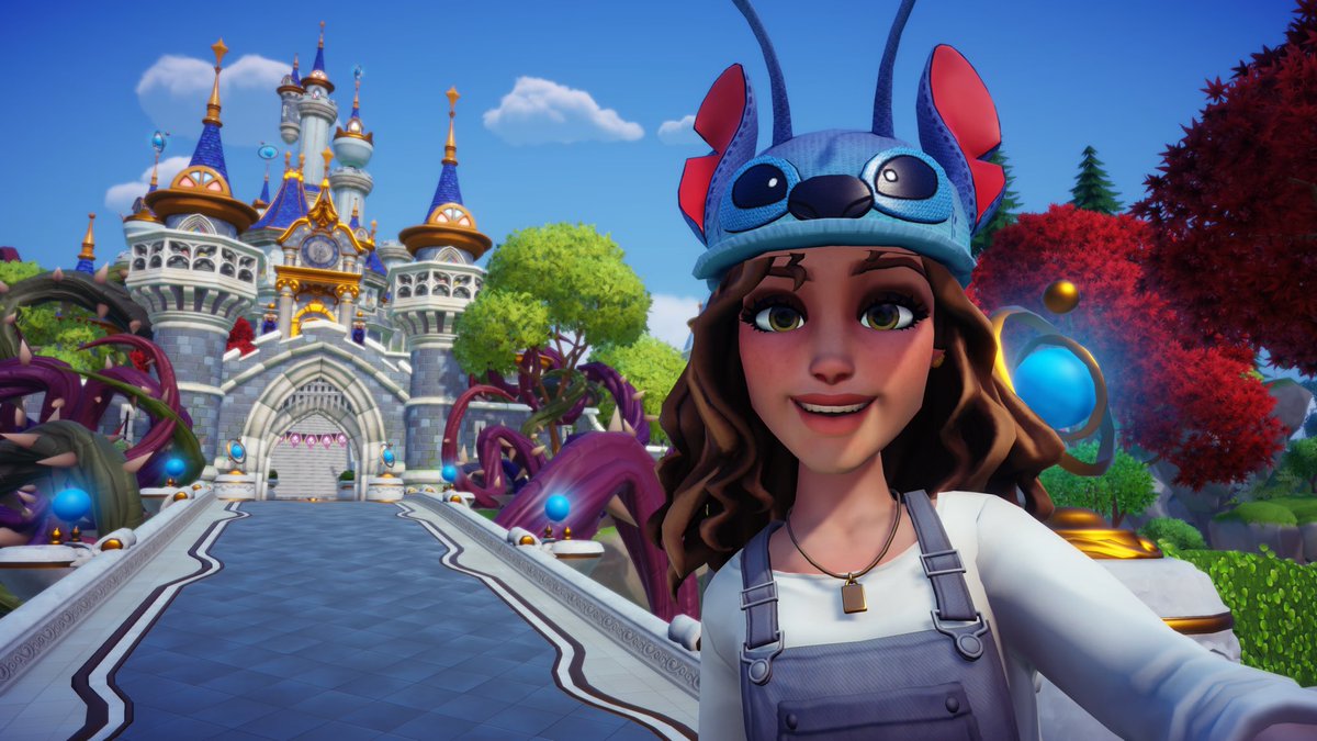 Olá amigos 🫶🏼 

Hoje o look é um boné que ganhei na missão de amigos com stich #DisneyDreamlightValley #DreamlightValley #disney