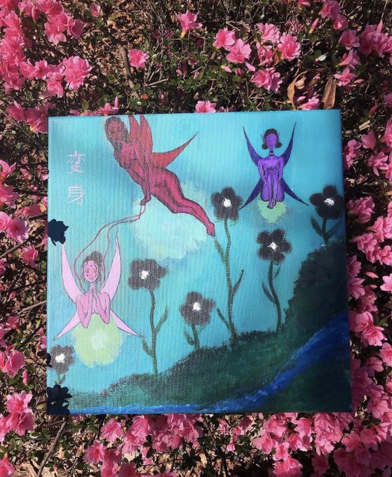 A piece I made titled  &ldquo;The Metamorphosis&rdquo; #art #artists https://t.co/GW8yq8GemL<a href="/tag/art"class="tags">#art</a><a href="/tag/artists"class="tags"><span>#artists</span></a>