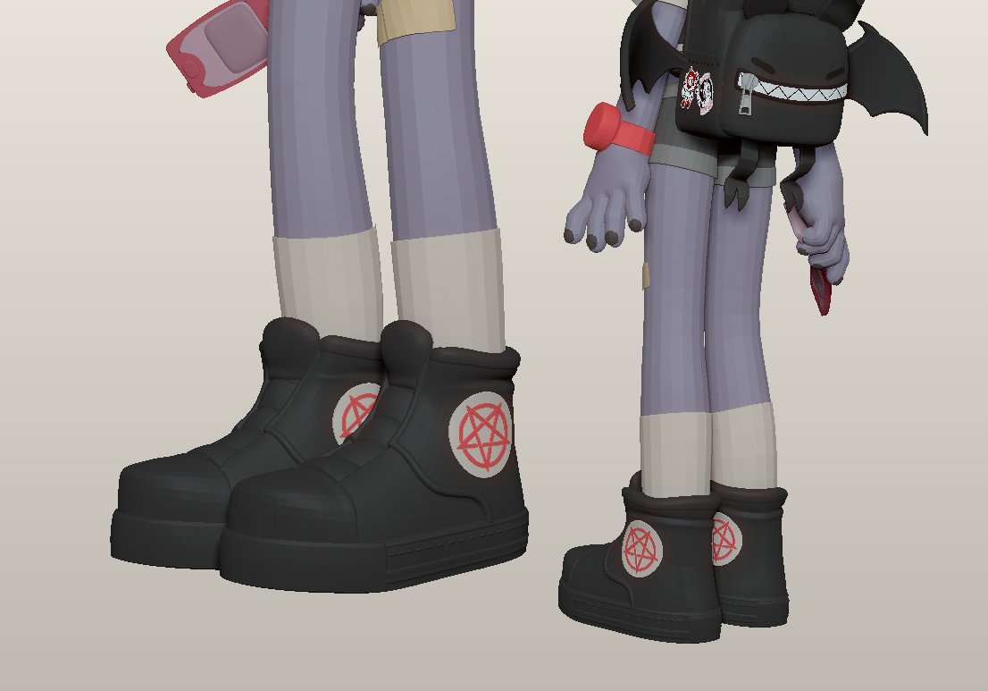 Remanance's tweet photo. I like making chonky shoes https://t.co/9W6Nefx43U