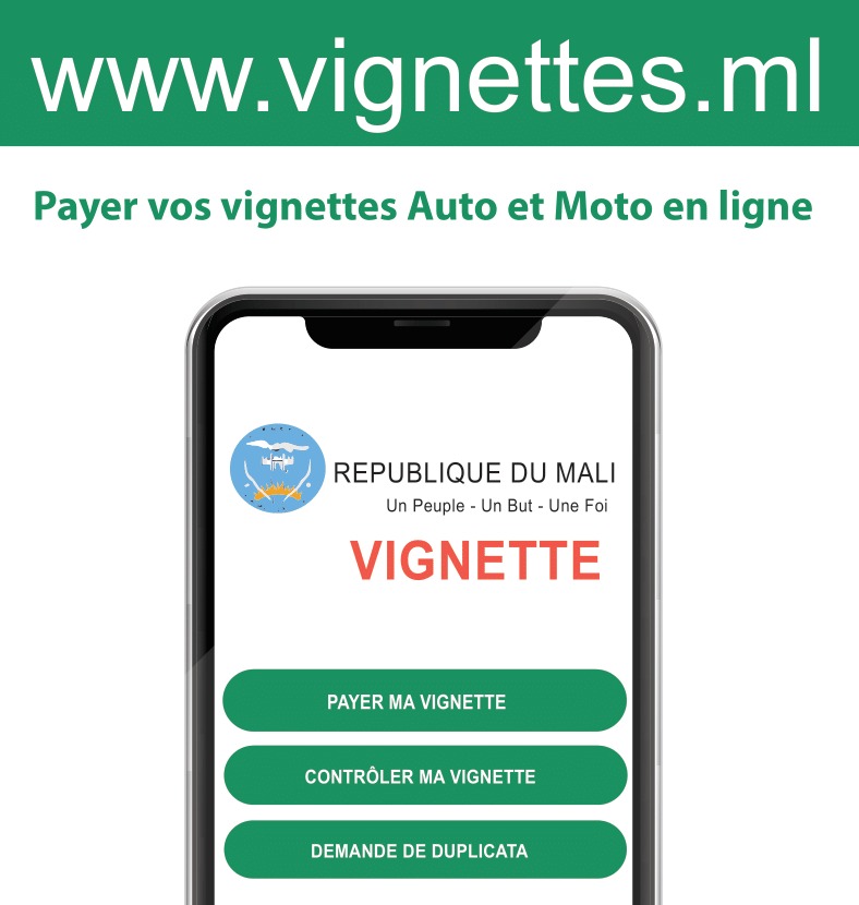 allomairie_ML's tweet photo. Payer vos vignettes Auto et Moto sur https://t.co/w14hAJaQBJ par Orange Money et la livraison est gratuite.
INFOLINE : 98 98 26 26 / 98 98 30 30 https://t.co/awMxDgsP5r