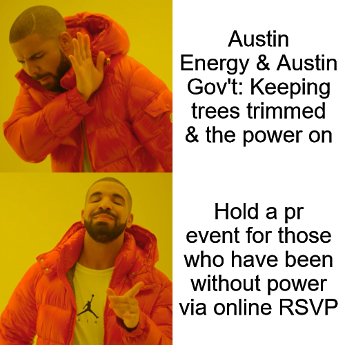 ZyroFoxtrot's tweet photo. Just another day in Austin celebrating #BlueCityBlues
Electricity? Taxpayers/Customers don't need no stinking electricity....
#WheresWatson
@AustinEnergyGM
@AustinEnergy
@LesliePoolATX https://t.co/lzmDzINKZT
