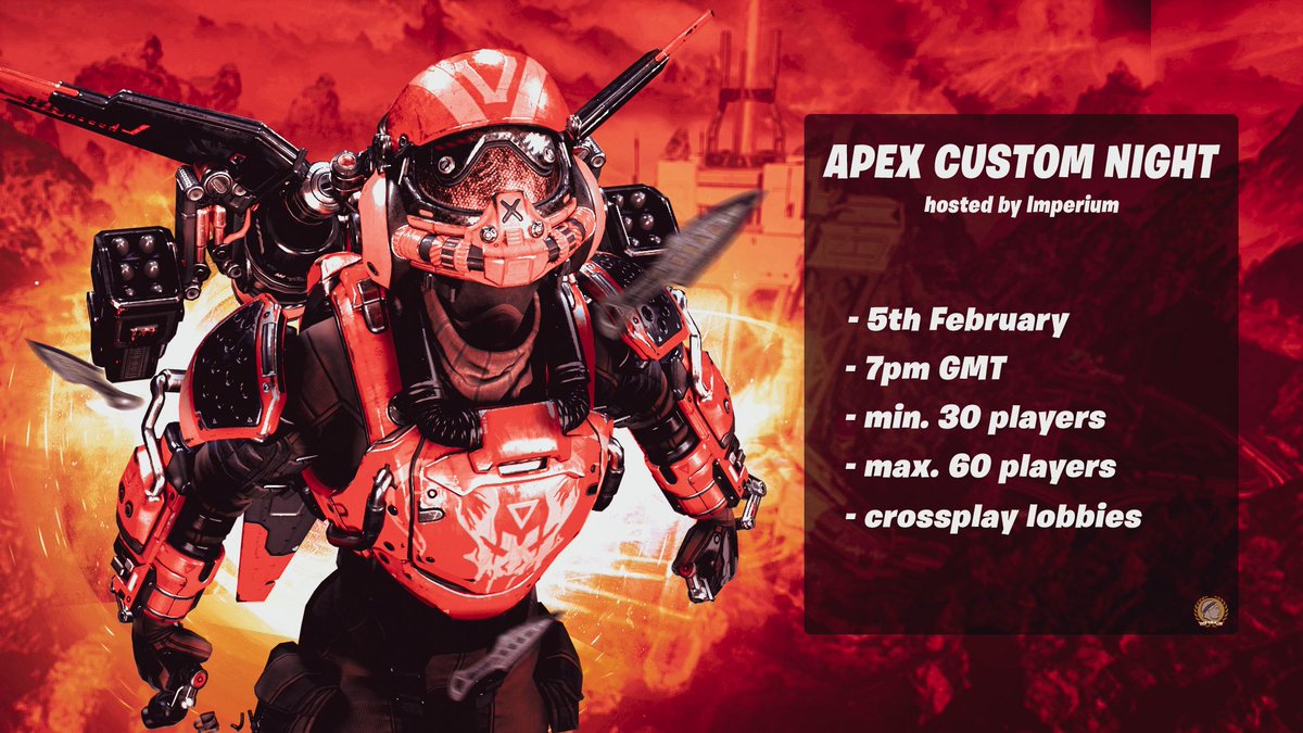 _UnityGaming's tweet photo. Imperium are hosting their first event of the year and would like to invite players to join in the fun.

No ranks will be required!
You can easy sign up on our discord:
https://t.co/XmXZH44EHE https://t.co/SCoDQ7CeBx