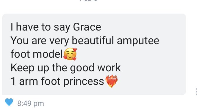 I just love getting incredible reviews! Come see what all the fuss is about on Fansly or Onlyfans &hearts;️  Search<a href="/tag/allnatural"class="tags"><span>#allnatural</span></a><a href="/tag/linkinbio"class="tags"><span>#linkinbio</span></a><a href="/tag/ginger"class="tags"><span>#ginger</span></a><a href="/tag/vote"class="tags"><span>#vote</span></a><a href="/tag/amputeeawareness"class="tags"><span>#amputeeawareness</span></a>