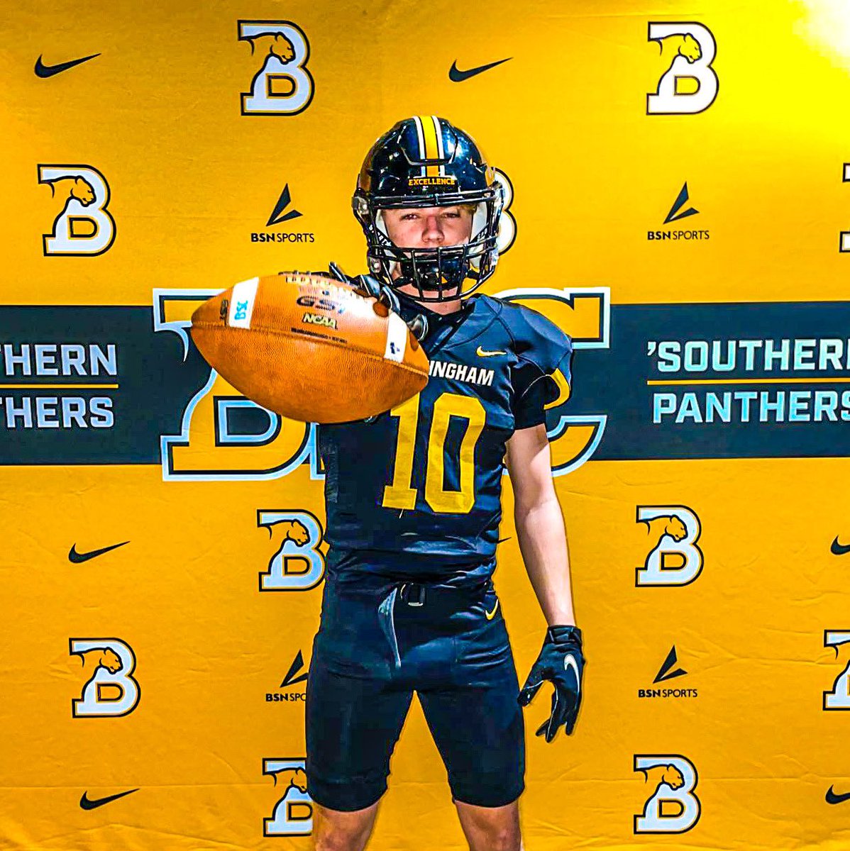 keatondeboard's tweet photo. After a great visit @BSCFootball I’m glad to announce my COMMITMENT to Birmingham Southern! @coachcdudley @CoachColeyBSC @Coach_Colucci https://t.co/M4YrQTNVCF
