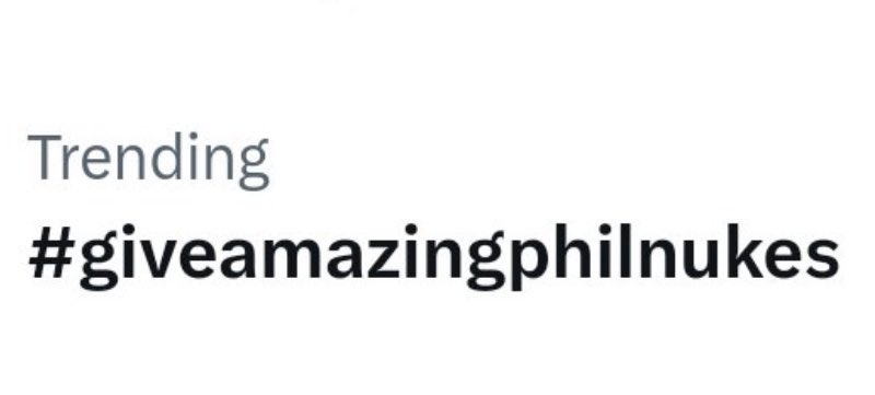 AmazingPhil's tweet image. not sure why #giveamazingphilnukes is trending when I literally ate glue but I will take on the responsibility if I have to