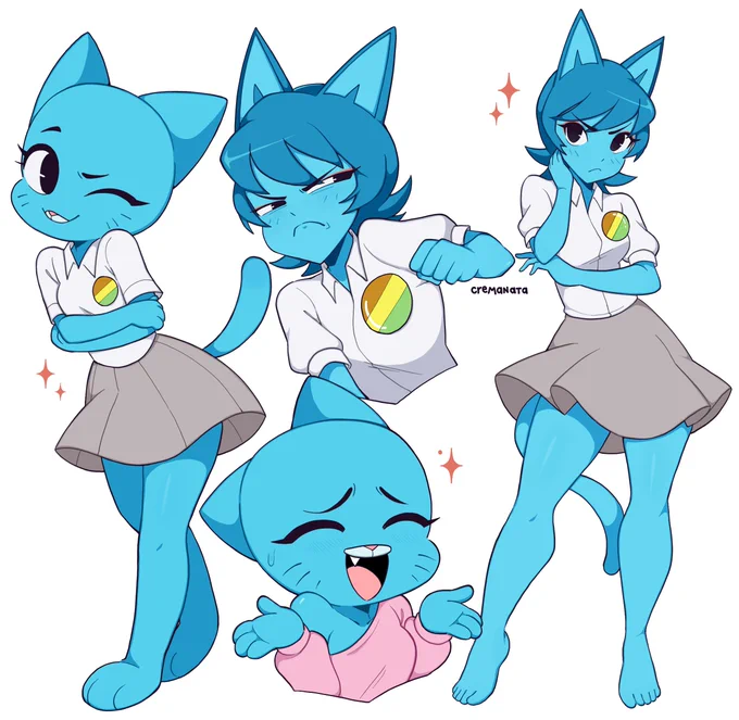 here's some nicole watterson doodles  