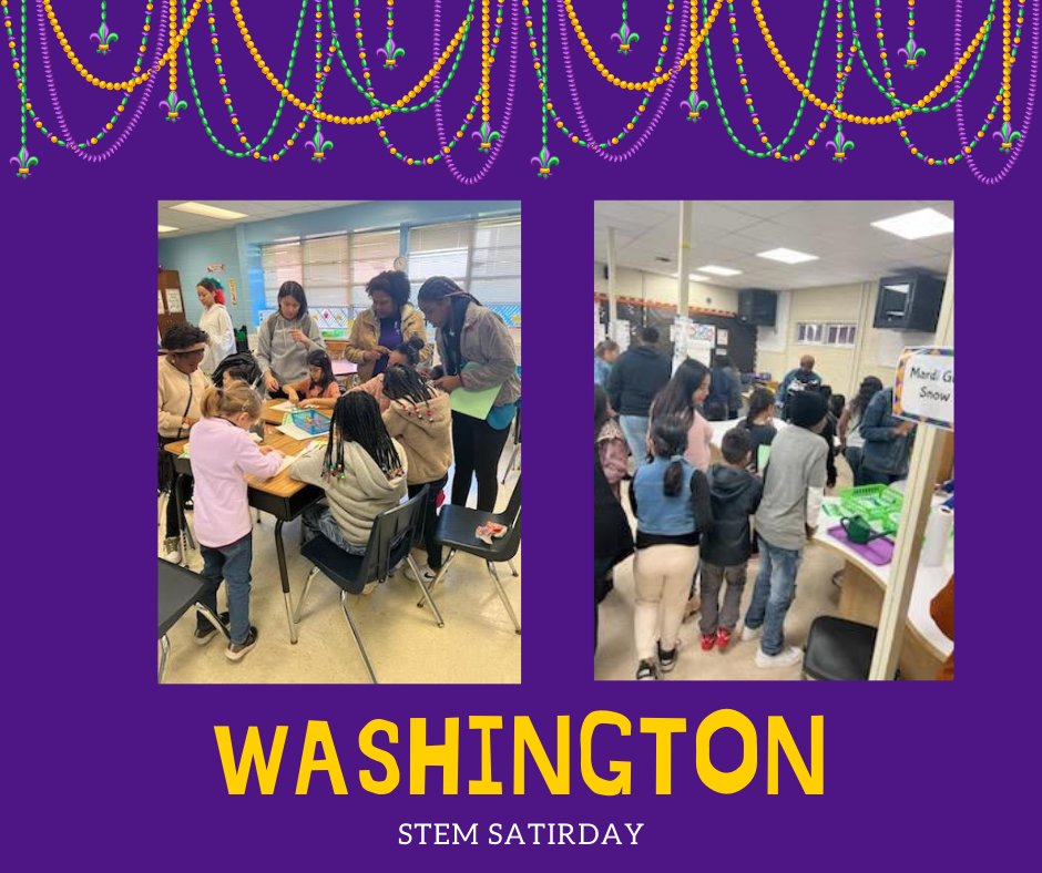 Washington Elementary S.T.E.M. School (@stem_washington) on Twitter photo Our first STEM Saturday was SUPERB! Just a few of the STEM activities~Students made rice dance, hummed down the route with harmonicas, played in Mardi Sneux, and buzzed with Ozobots. Thanks to Dominican Robotics and <a href="/LSUAgCenter/">LSU AgCenter</a> for making this event a success! #stemedu Our first STEM Saturday was SUPERB! Just a few of the STEM activities~Students made rice dance, hummed down the route with harmonicas, played in Mardi Sneux, and buzzed with Ozobots. Thanks to Dominican Robotics and <a href="/LSUAgCenter/">LSU AgCenter</a> for making this event a success! #stemedu