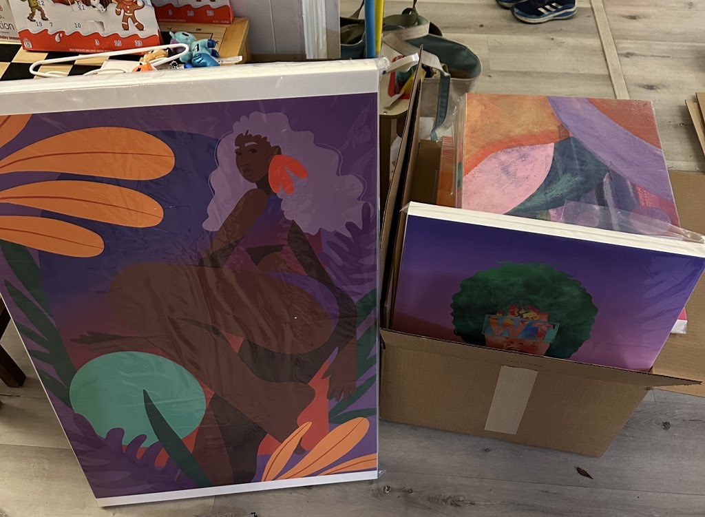 This piece by <a href="/DaniiPollehn/">Danii Pollehn</a> is up in our Create and Flow installation- obsessed

And is available, with some other 🔥🔥 pieces in our online catalog in many sizes and mediums-

ThreeSpaces.xyz/product-catalog