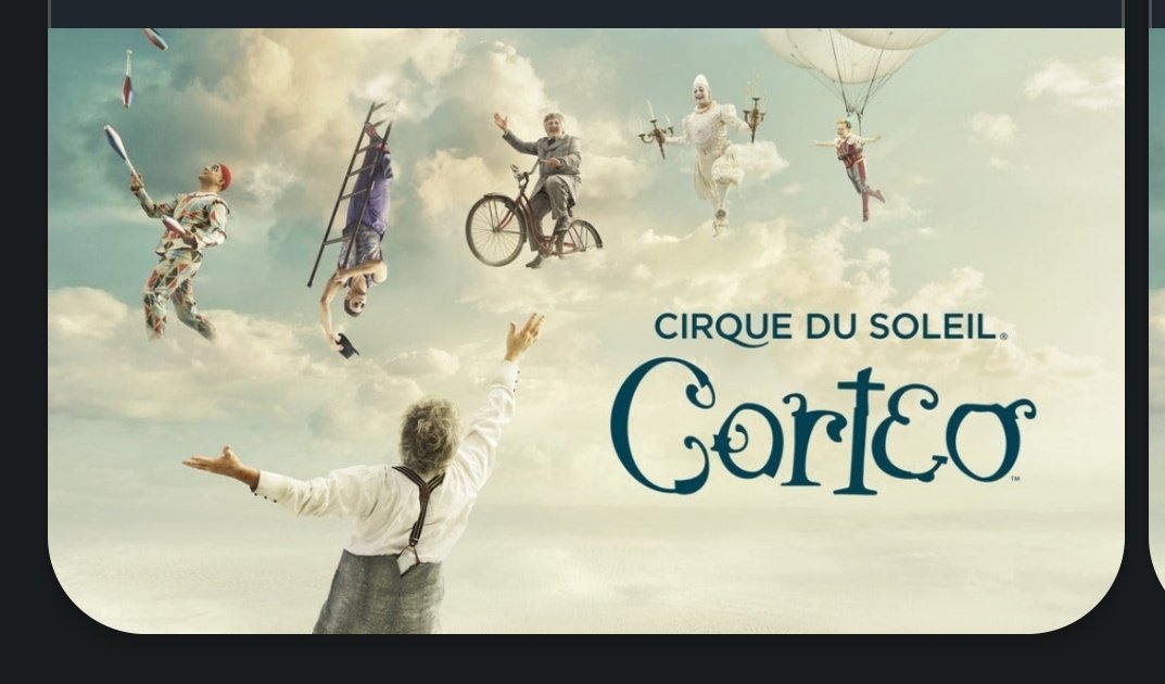 Going to a funeral for a clown today. #cirquedusoleil #Austin #Corteo #moodycenter