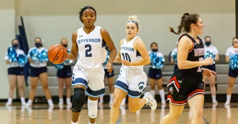 NCAADII's tweet photo. Only one month of the #D2WBB regular season remains ‼️

See who made Turner Sports' Wayne Cavadi's All-Stats Starting 5️⃣ for January.

@ShipWBB 😤
@CWUAthletics 👀
@TusculumWBB 💪
@Jefferson_WBB 👏
@FROSTBURG_WBB 😱