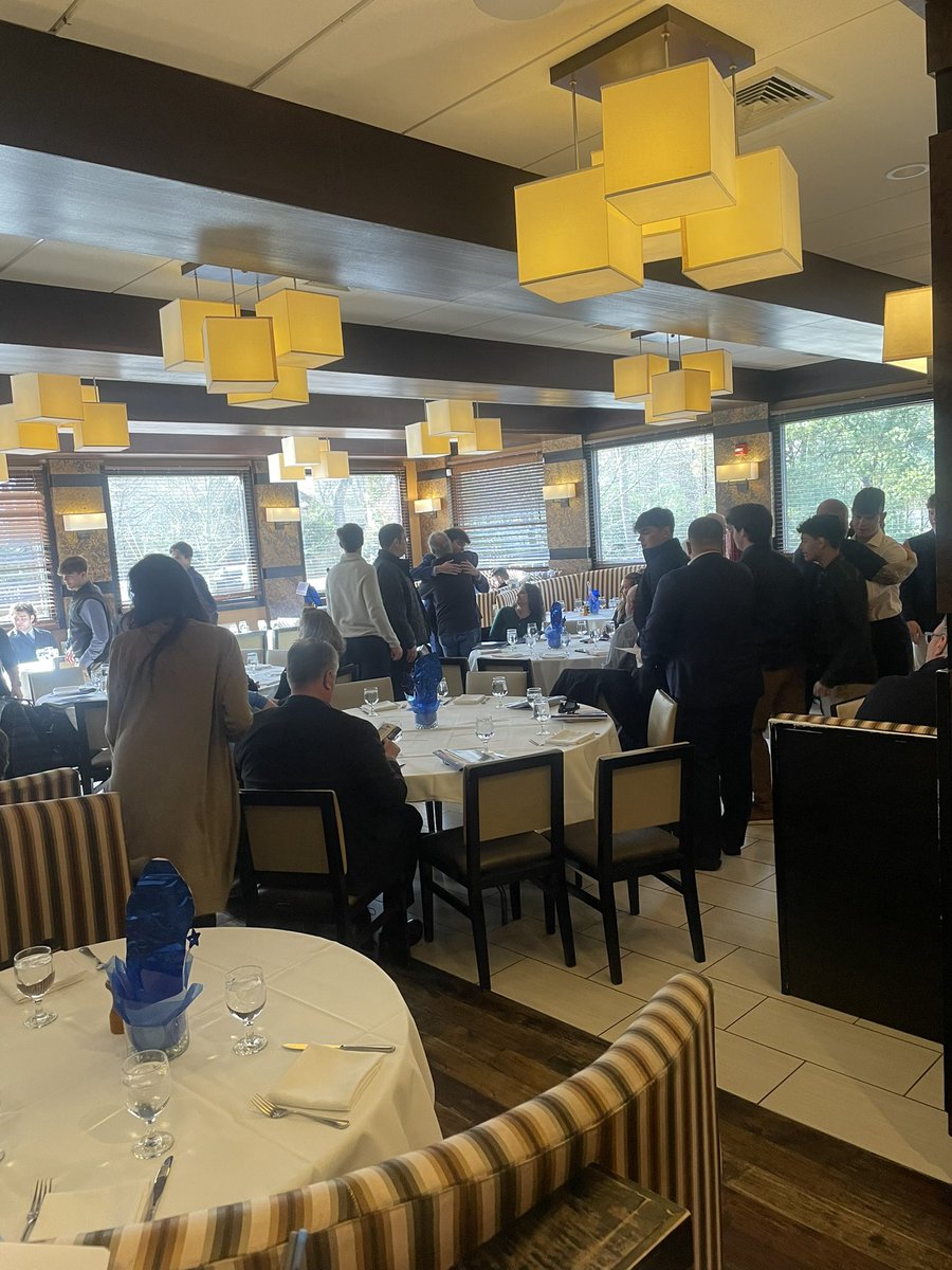 DemarestNv's tweet photo. What better place to go after visiting The Challenger Success Program than The Demarest Football Banquet at Sear Restaurant in Closter. Another example of what high school sports is all about. @NJScom @BigNorthConBNC @NVRHS_NJ #supernv https://t.co/S2rnpLgTL5