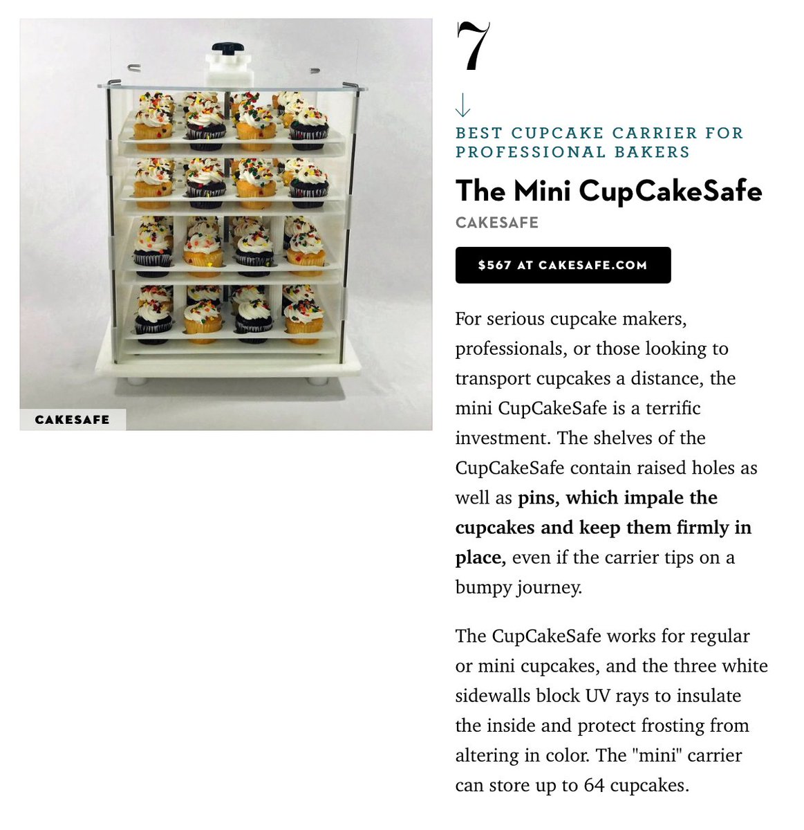 CakeSafe's tweet photo. Head to the 4th photo to see how we felt when Better Homes &amp; Gardens named our CupCakeSafe The Best CupCake Carrier for Professional Bakers! 🎉

Find the CupCakeSafe here: https://t.co/KWvo7L2uBm

#cupcakecarrier #cupcakesafe #cupcakeoftheday #bakersgonnabake #cupcakedesign https://t.co/1Q0qmzoOEz
