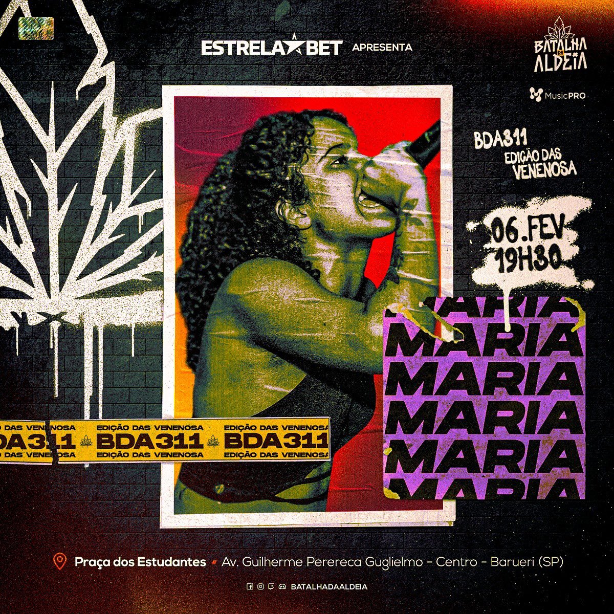 batalhadaldeia's tweet photo. MARIA CONFIRMADA!
A mina que só tá mandando rima pesadelo na cena de SP! Maria vai chegar com tudo nessa edição, a braba já mandou um freestyle brabo na Aldeia e nessa edição não será diferente!
#batalhadaaldeia #bda311 #freestyle https://t.co/GUtE2Qqr24