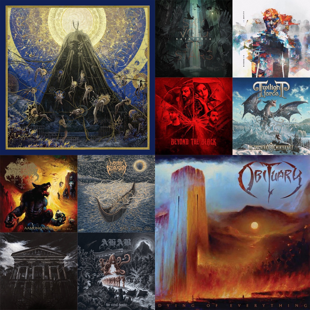themetaltower's tweet photo. 🔥#Top100Metal👉https://t.co/GKVlygugTQ
#AndOceans #Katatonia #Riverside #Obituary #BeyondTheBlack #SatanicWarmaster #TwilightForce #woodsofdesolation #MISÞYRMING #Ahab https://t.co/6YMJmAFx9y
