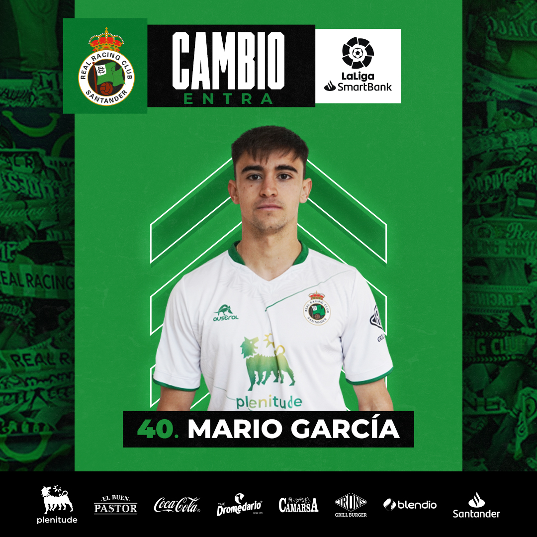 realracingclub's tweet photo. 🔄 Cambio en las filas del Real Racing Club:

⬆️ Mario
⬇️ Mantilla

⏱️ Descanso
#️⃣ #PonferradinaRacing https://t.co/jXgY1gpQOK