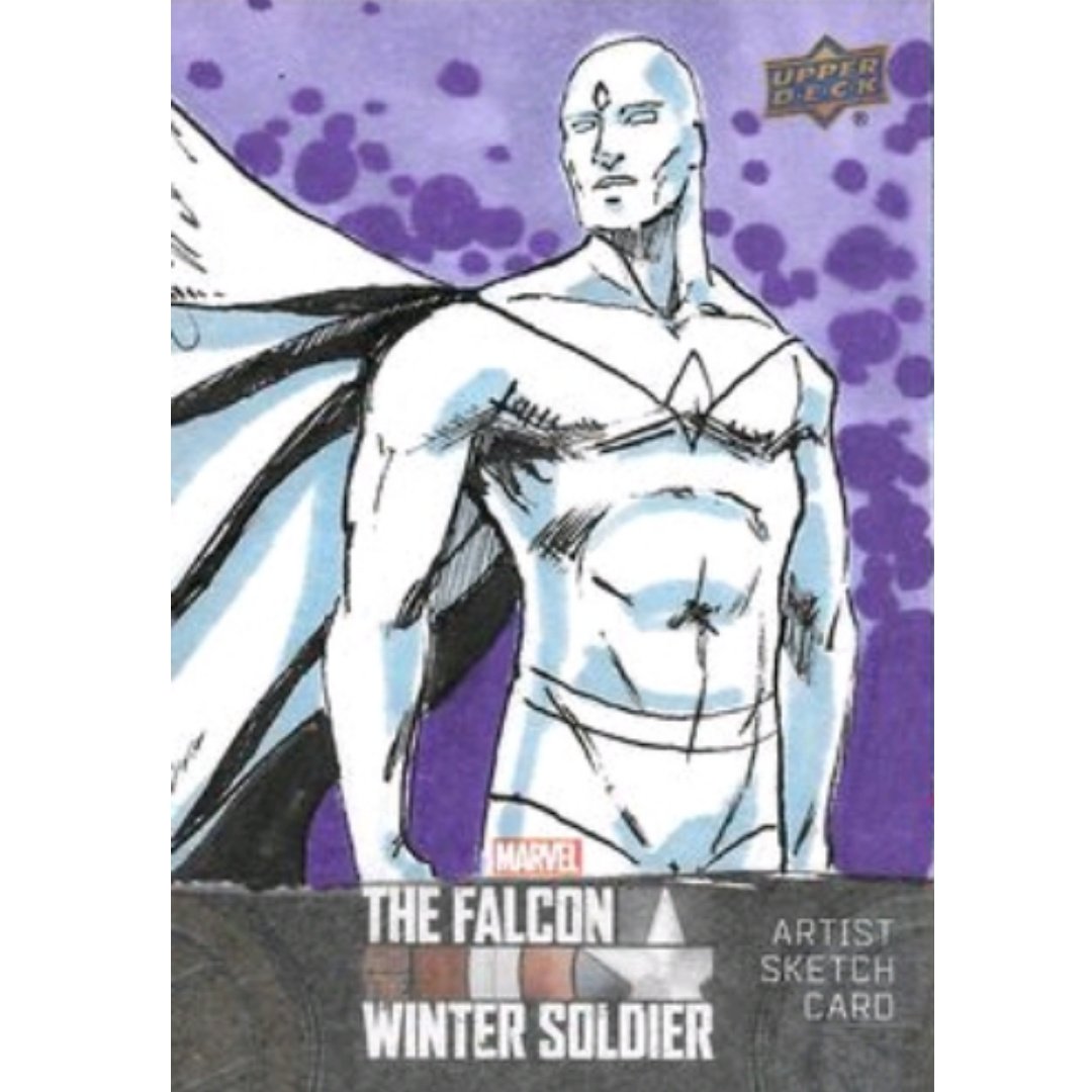 wild_inx's tweet photo. My #Sketchcards featured in #Upperdeck 's #FalconAndTheWinterSoldier set

#Marvel
#WildInxNation https://t.co/yqnilMiFky