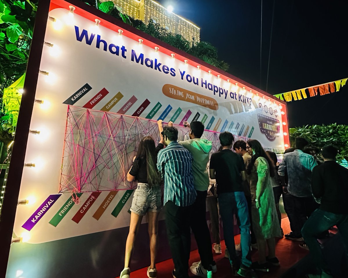 KIITUniversity's tweet photo. Day 3 Vignettes || KIIT Silver Karnival || #FunForward
#KIITat25 #KIITKarnival #kiitians #KIIT https://t.co/i02o71C2qE