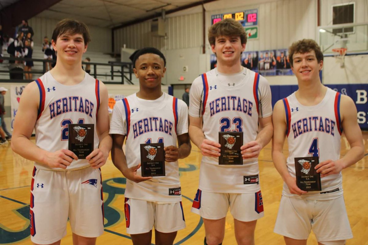 HAPatriotSports's tweet photo. Congratulations to @HAP_Hoops Varsity Boys players Jack Ketchum (@jackketchum24), Xzavier Webber (@XzavierWebber), Trey Naugher (@NaugherTrey) and Collin Adair (@Collinadair_) on making the 2022-23 MAIS 5A DISTRICT 1 All Tournament Team! 

#FAMILY❤️💙🏀 https://t.co/9H1u7VW5x1