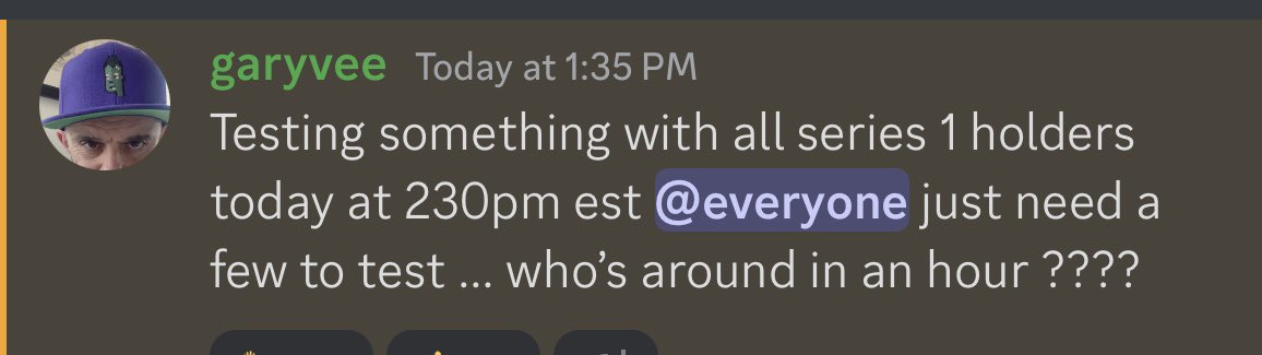 garyvee's tweet photo. Series 1 holders fyi https://t.co/ToS7tgWz63 https://t.co/mWQVpTOMCE