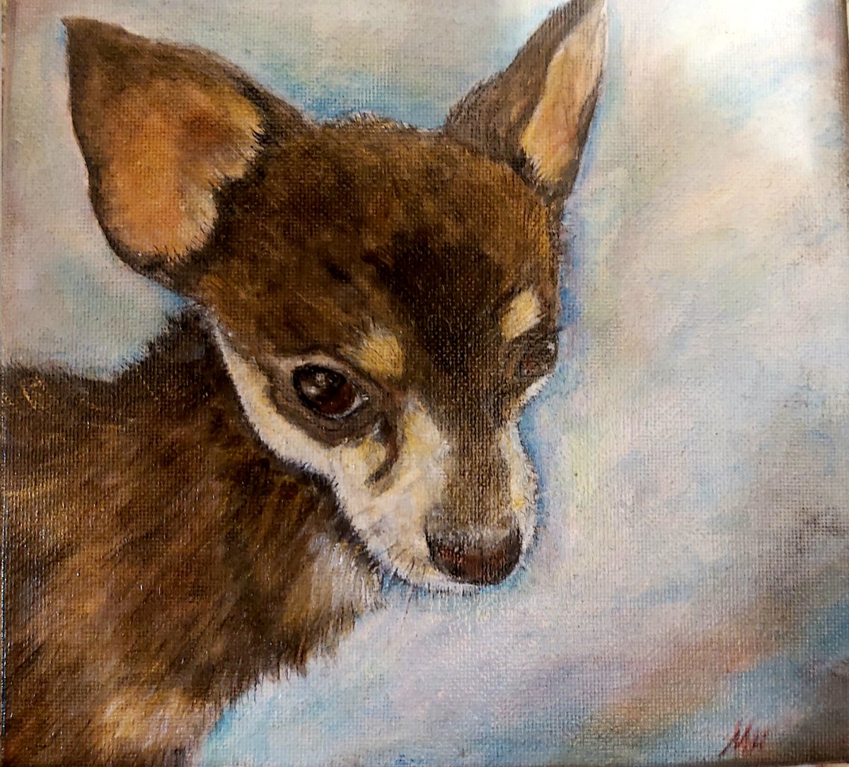 A Painting of my Neighbour's Dog Biscuit.